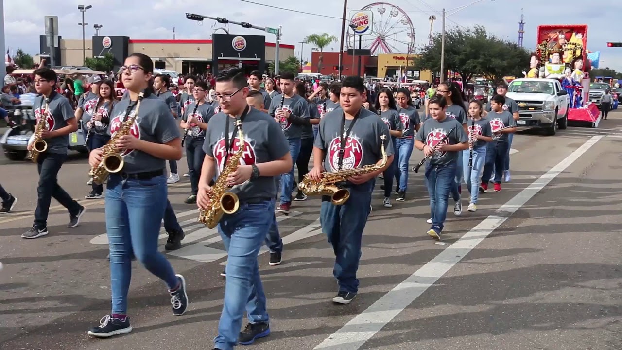 Mission CISD Bands Parade of Oranges