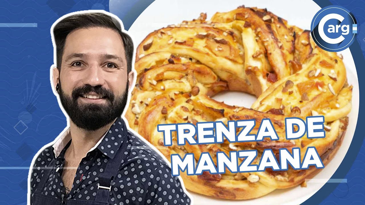 RECETA IDEAL PARA EL MATE - TRENZA DE MANZANA Y PASTELERA