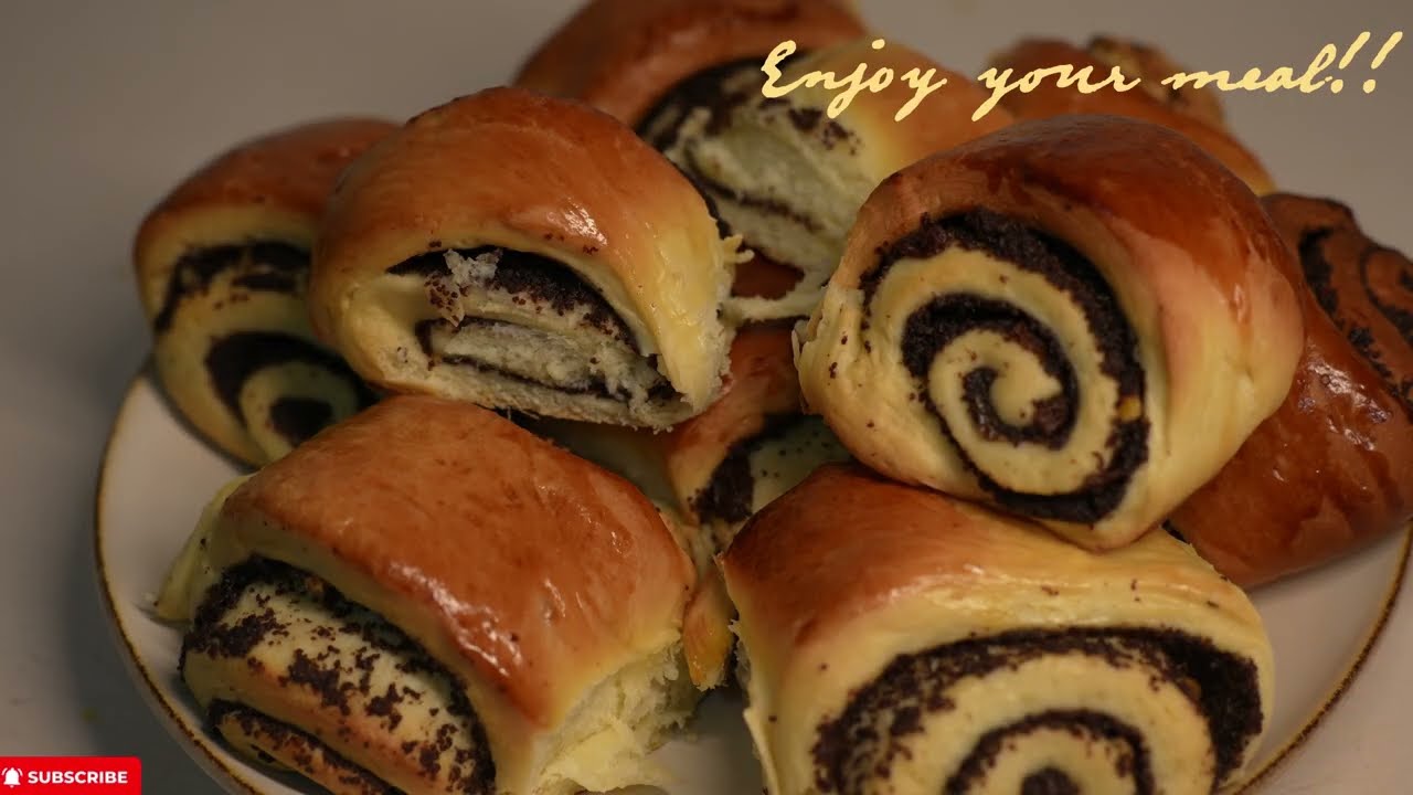 Soft & Fluffy Poppy Seed Rolls – Sweet European Style