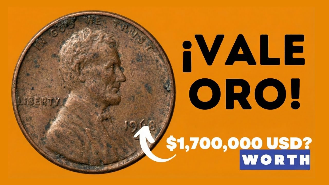 !Este Penny de 1 Centavo vale $1,700,000 USD (Guía 2025) #penny #coins