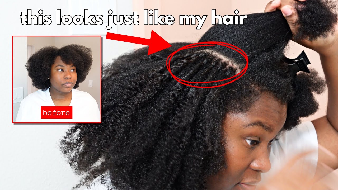 This style will LAST UP TO *8 WEEKS Afro KINKY- Super EASY | I Tip Microlink Hair Extensions