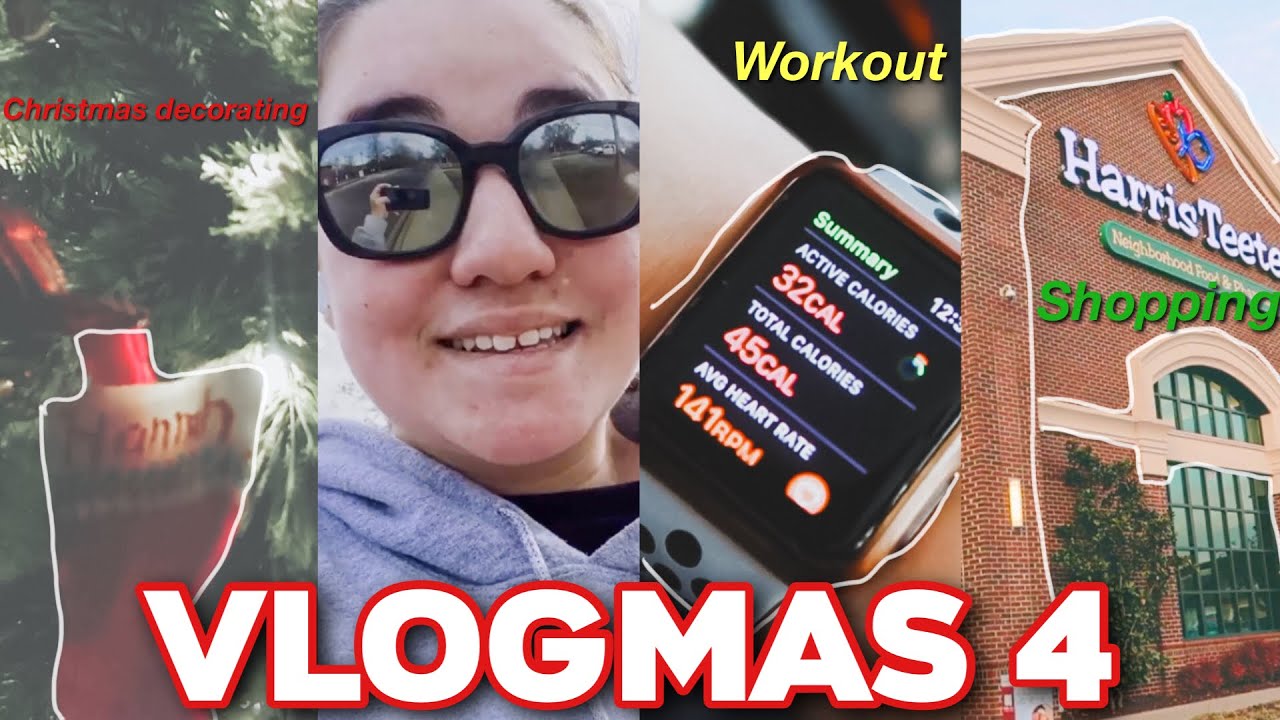 VLOGMAS 4: Festive Hustle, Decorating, Gym Grind, & Holiday Baking | Hannah Rebekah