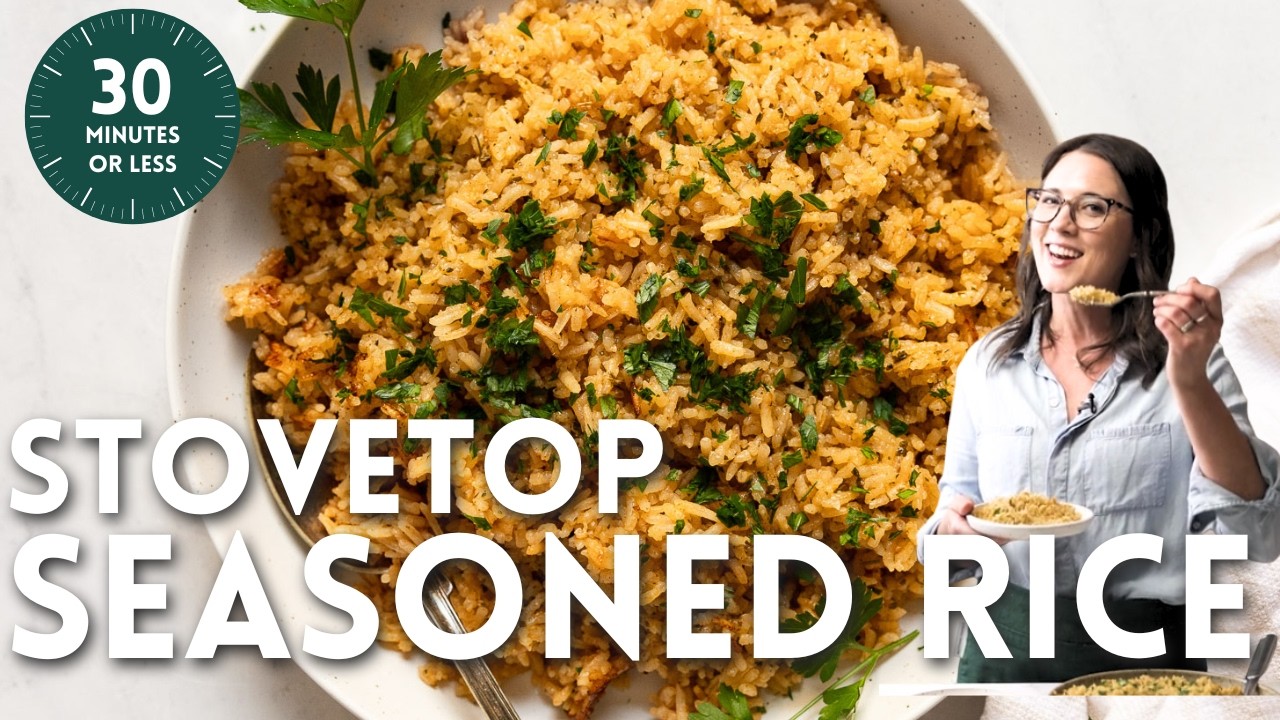 Easy Herby Seasoned Rice &ndash; The BEST Weeknight Side Dish!