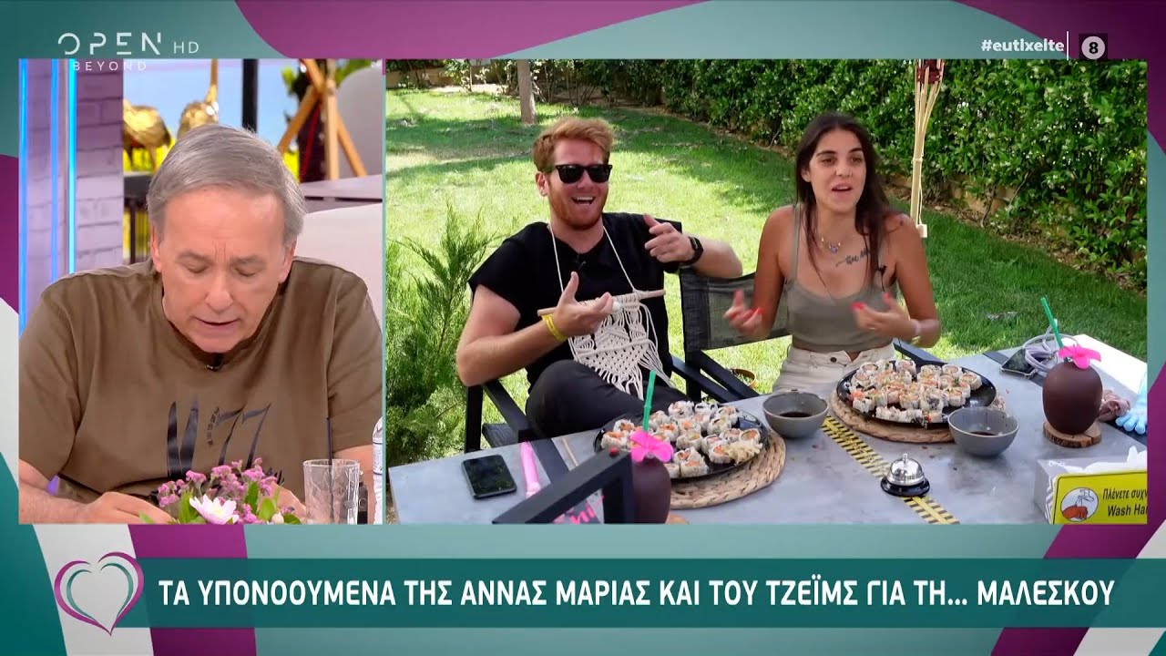 Τα υπονοούμενα της Άννας Μαρίας Βέλλη και του Τζέιμς για τη… Μαλέσκου | Ευτυχείτε! | OPEN TV