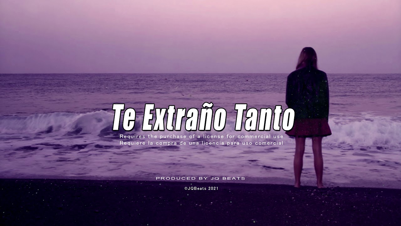 Te Extraño Tanto - Instrumental Rap Reggaeton Triste Guitar (Beat Piano) 2021 - Prod. JQ Beats