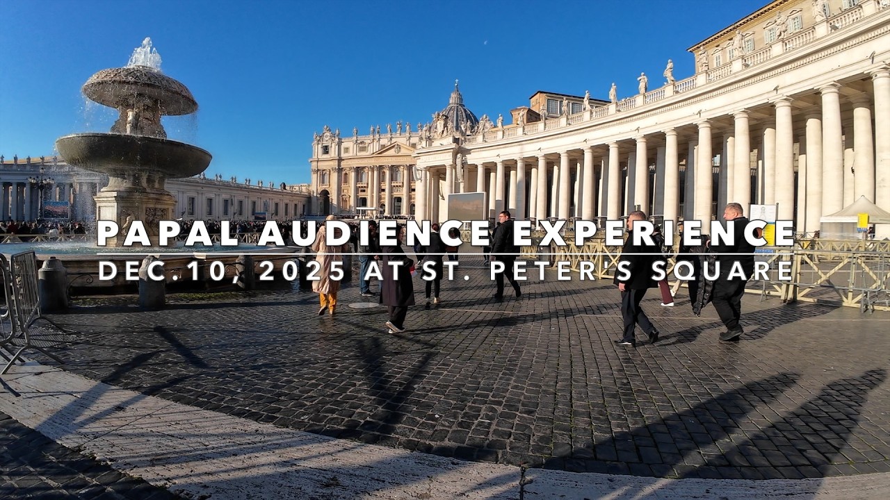Papal Audience Experience | Dec 10, 2025 at St  Peter’s Square