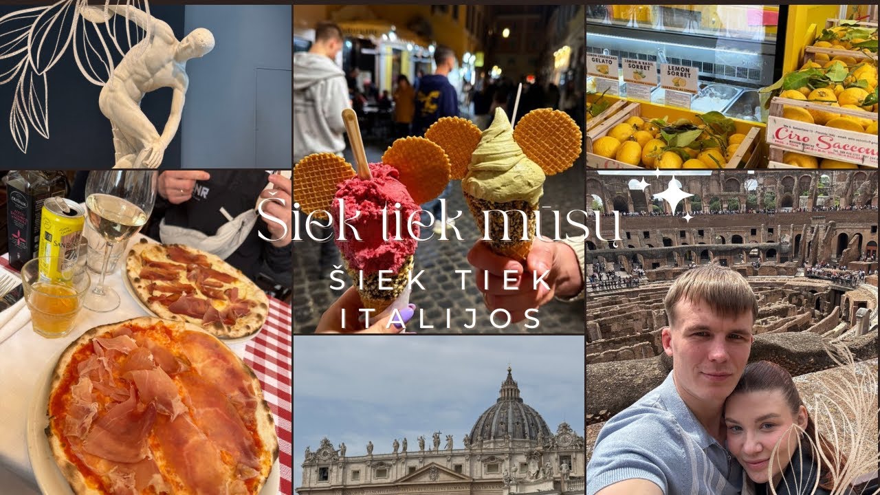 Kelionė į Italija po mūsų vestuvių 💍 | Šiek tiek mūsų šiek tiek Italijos ✈️🇮🇹