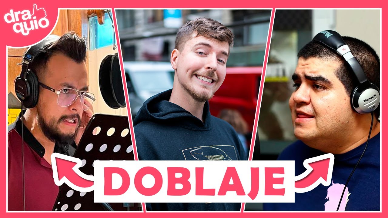 ⭐️ Doblaje de MrBeast (Las Voces de MrBeast) | Draquio