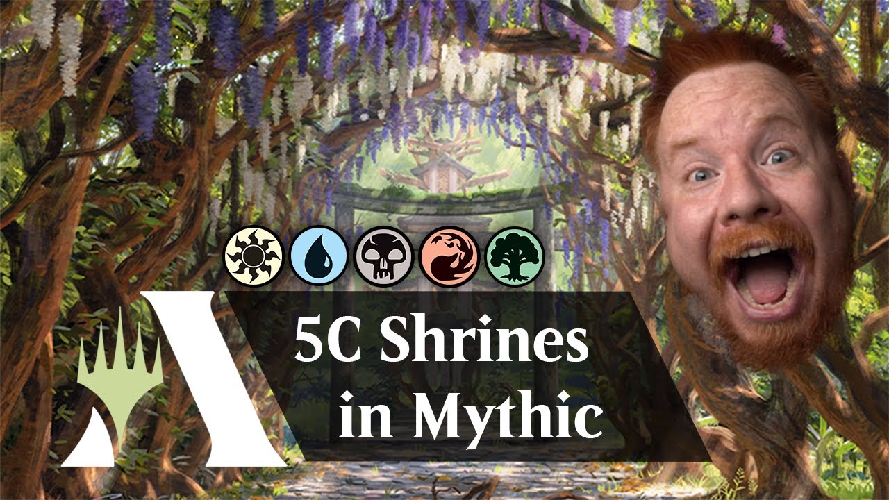 CAN 5 COLOR SHRINES SURVIVE IN MYTHIC? | MTG Arena Standard BO1 Gameplay | 5C Shrines [Gameplay]