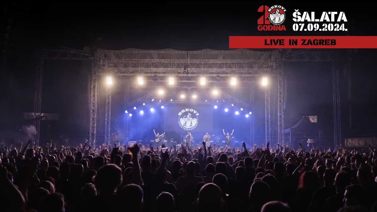 Brkovi - Nije život cvjetno polje - Live in Zagreb - Official