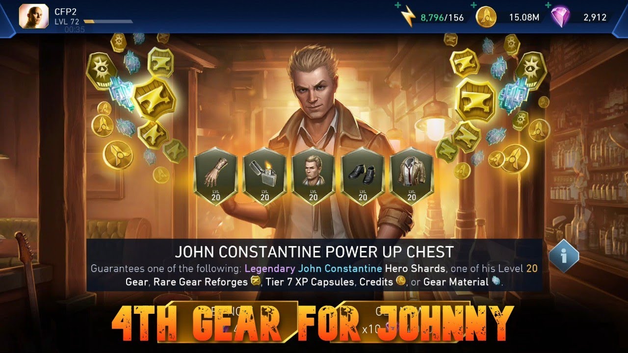 John Constantine gets his lighter | Chest Opening | Injustice 2 Mobile