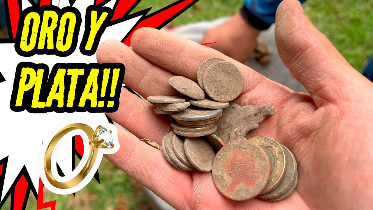 ORO PLATA y MONEDAS No dejaban de Salir, Antiguo Lugar en Mexico nos Da Mucho $$
