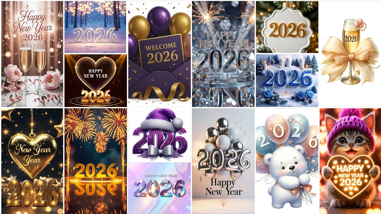 😍🎉60+Happy New Year 2026 photo|💝🧿 2026 dp pics |💗🎆 Viral New Year 2026 image's ❤️&zwj;🩹🥳|