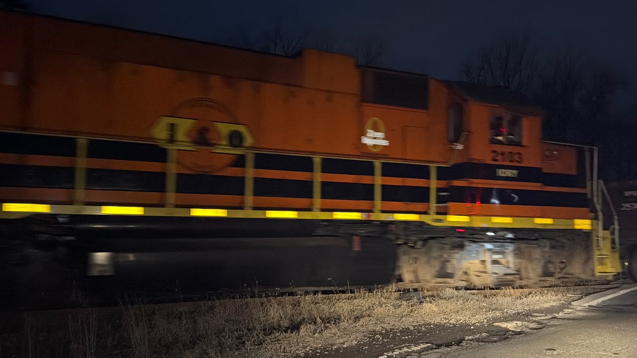 02/24/26 IORY Manifest Train leaving Parsons Yard in Columbus, OH