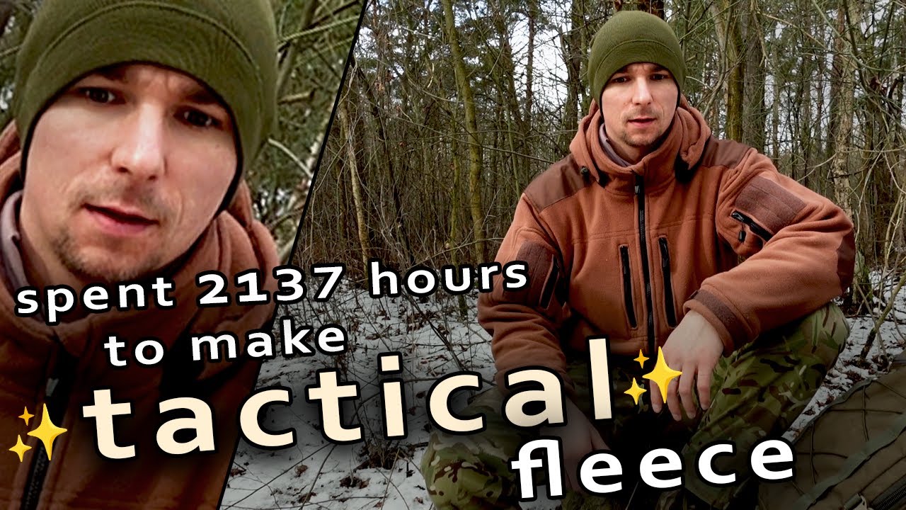 Making TACTICAL FLEECE 💪 Survival hoodie | Use fabric, velcro and sewing machine