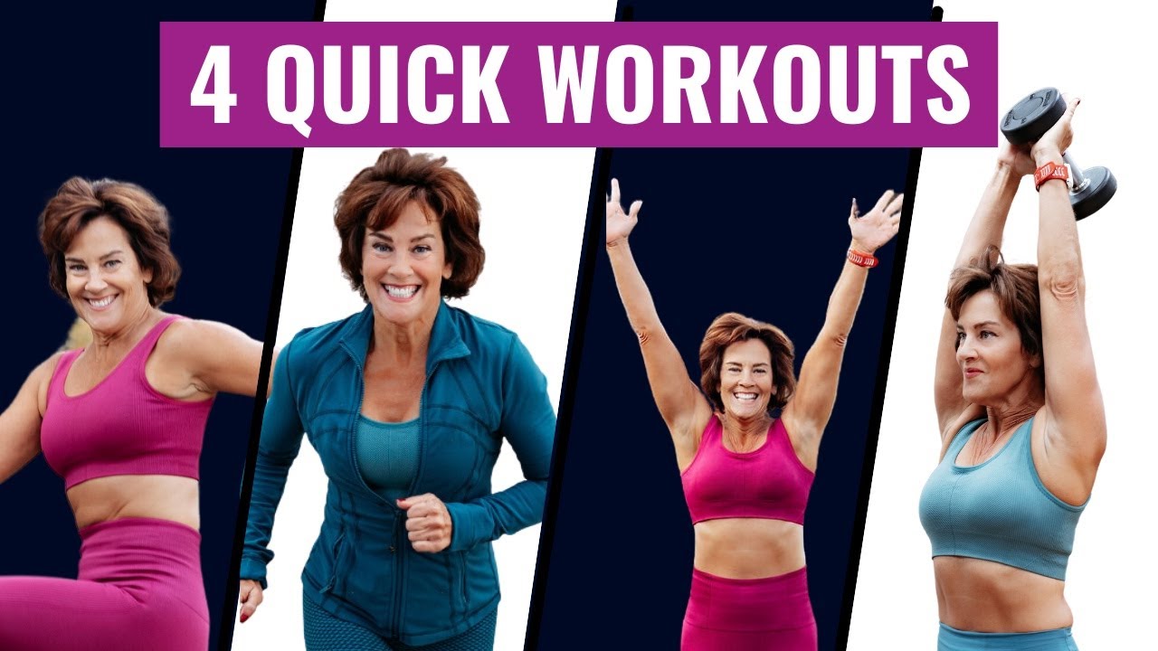 4 Quick Workouts When There's No Time to Exercise | At Home