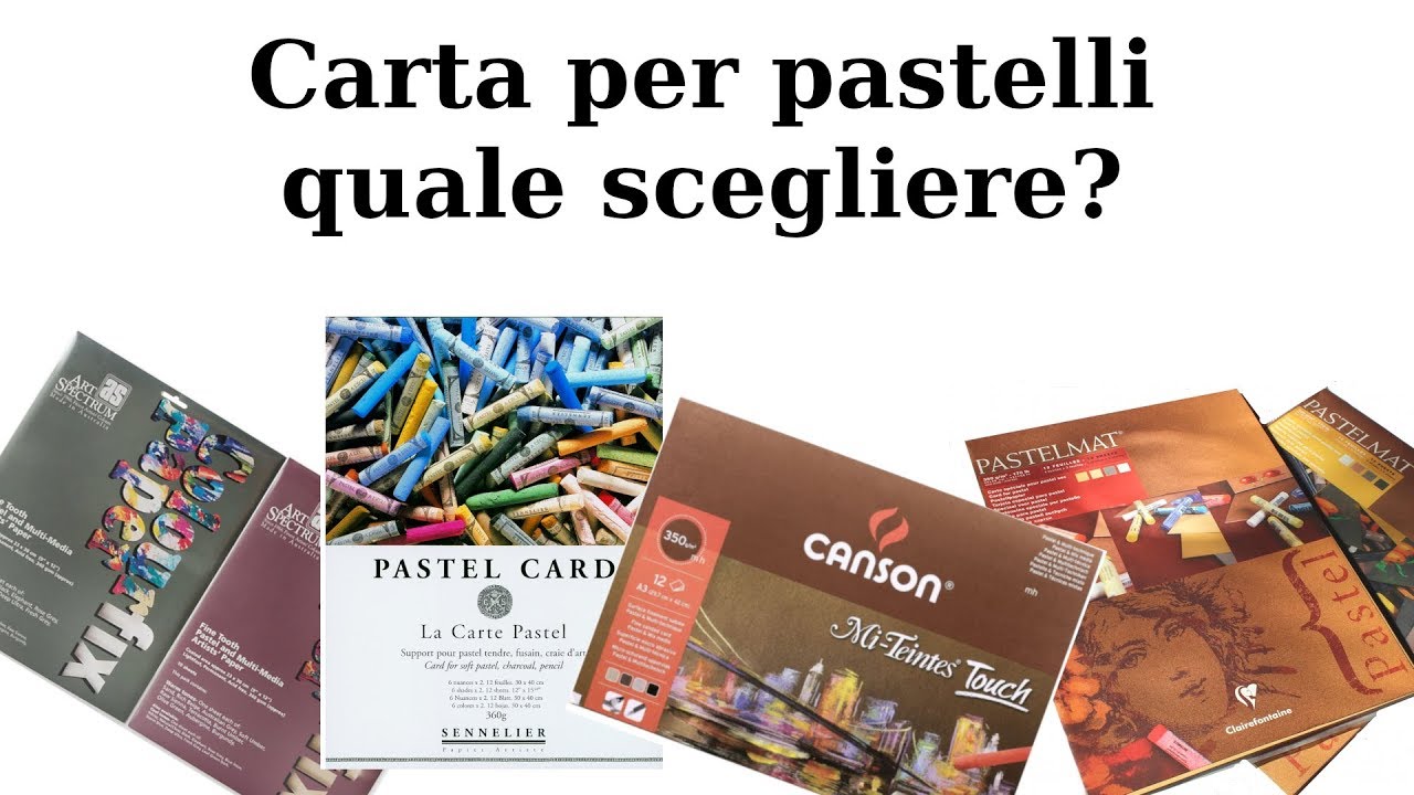 Quale carta usare per il disegno a pastelli