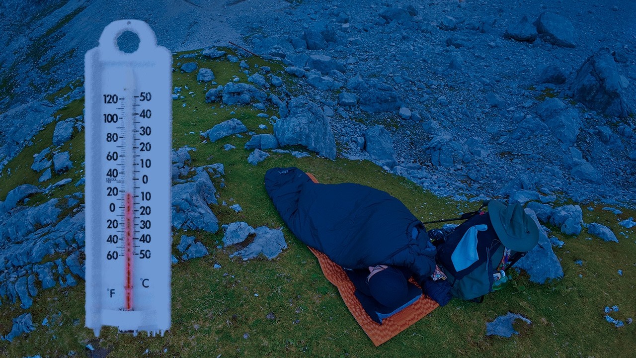 Freezing Night Camping on Germany's Highest Mountain (-10°C/14°F)