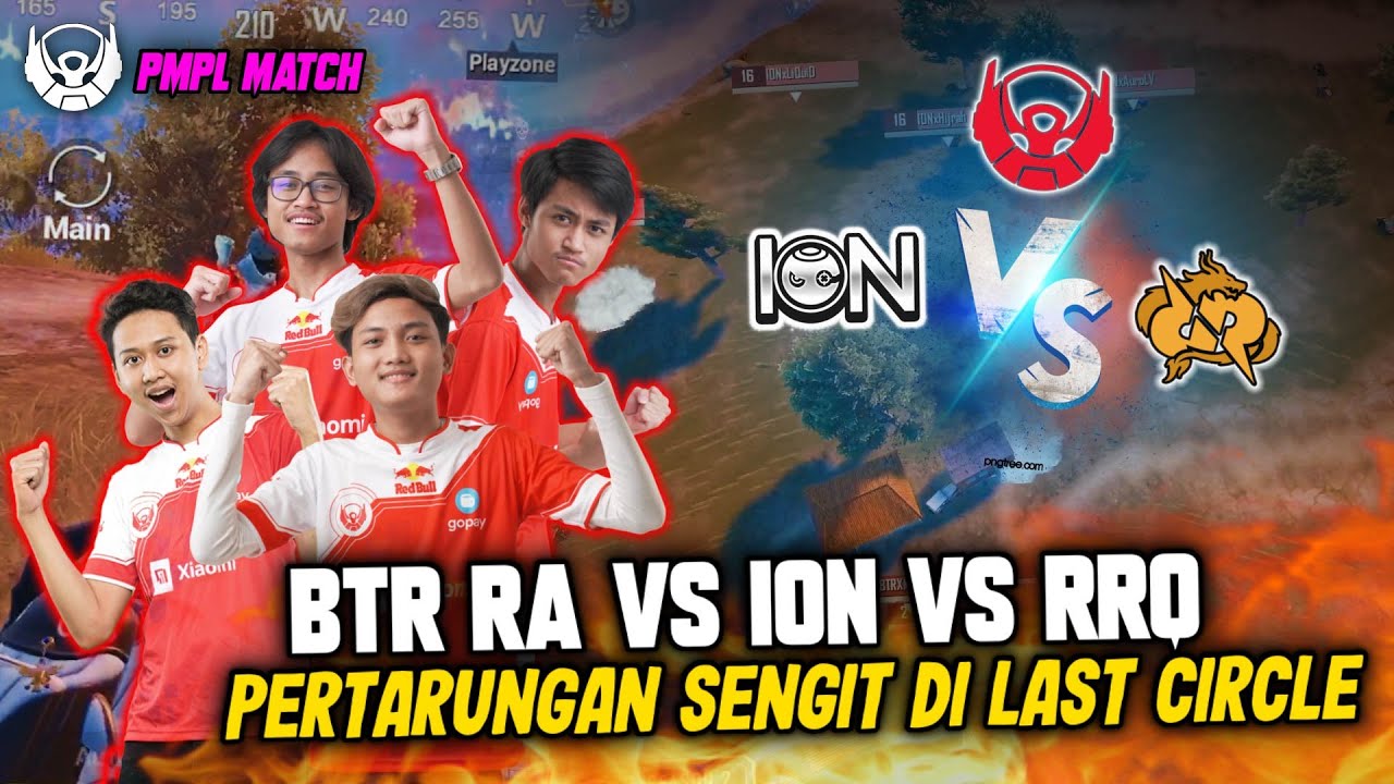 PMPL MATCH!! PERTARUNGAN SENGIT ANTARA BTR RA VS ION VS RRQ DI LAST CIRCLE !!! | Ryzen Gaming