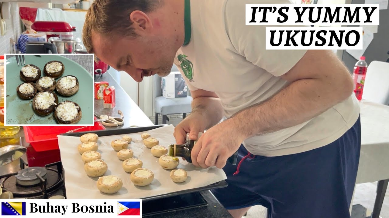 Muž i njegov recept  sa gljivama | Husband and his own recipe with mushroom