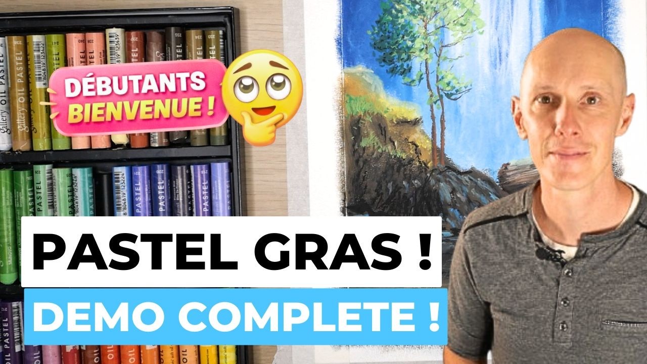 Débuter le pastel gras (huile) : mouvement de l'eau