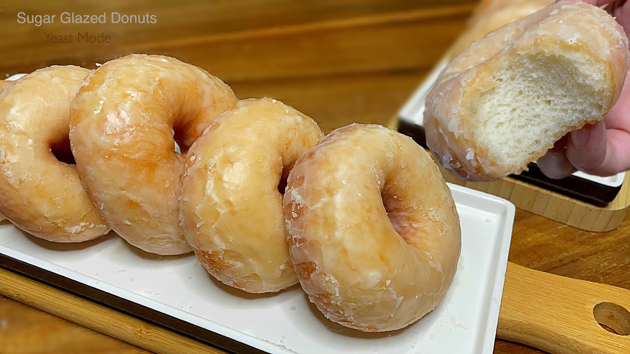 SUGAR GLAZED DONUTS | No Egg Soft Donut & Easy Glaze Recipe