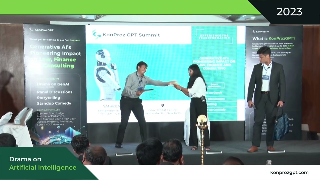 Drama on Generative AI (Artificial Intelligence) Part -1 | KonProz GPT Summit 2023