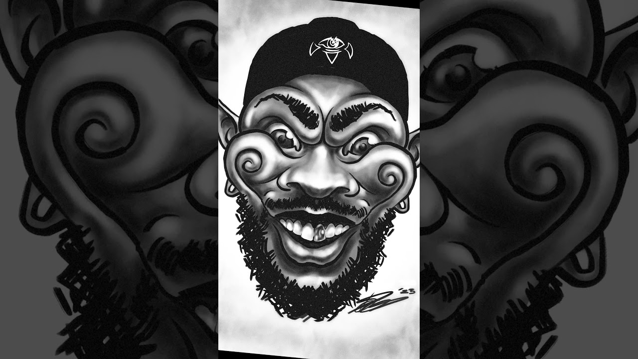 Kenny wants to say hi #kendricklamar #customapparel #digitalart #fanart #screenprinting #gnx #tpab