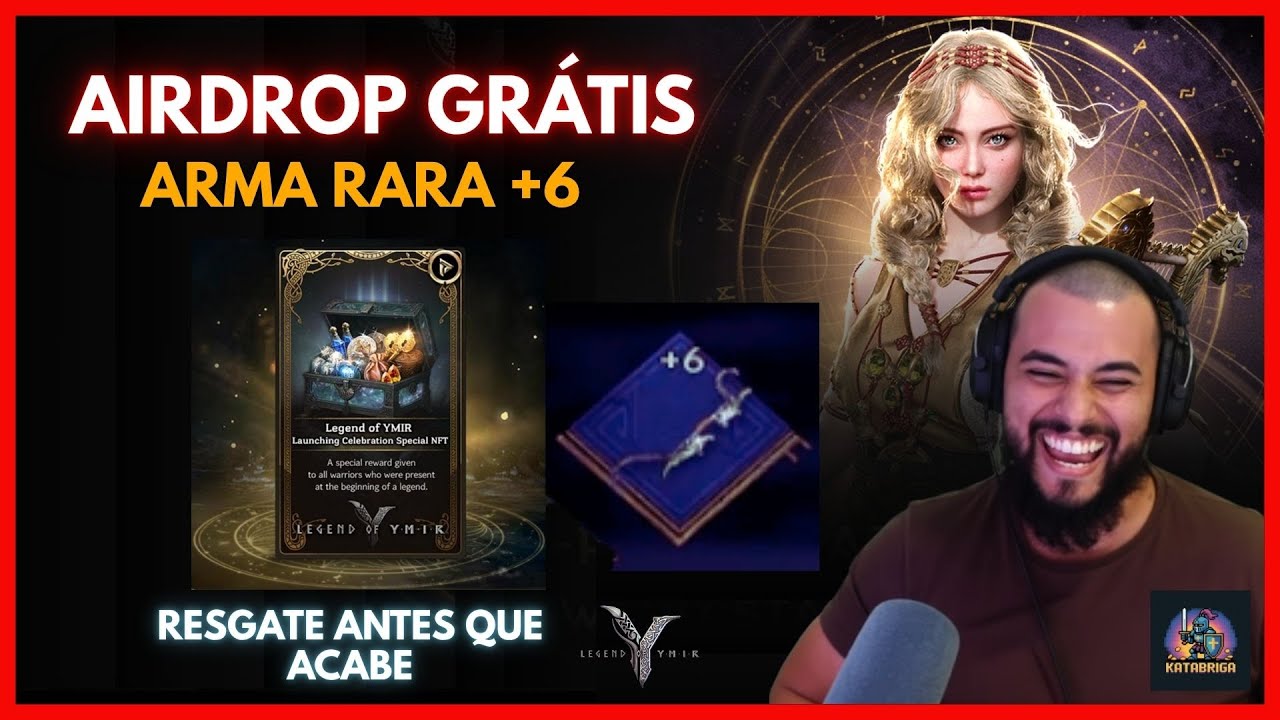 GR&Aacute;TIS!! FA&Ccedil;A SUA ARMA RARA +6 NO LEGEND OF YMIR
