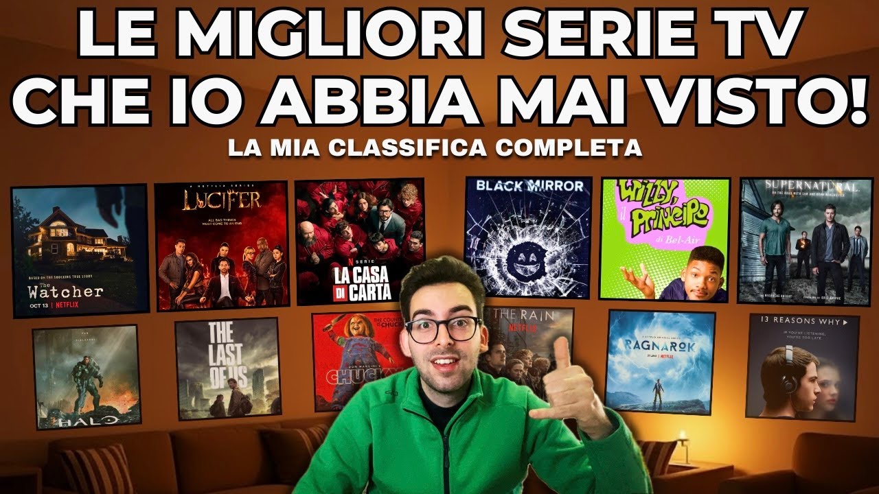 TOP 10 DELLE MIGLIORI SERIE TV CHE IO ABBIA MAI VISTO ☞ LA CLASSIFICA DEFINITIVA!!!