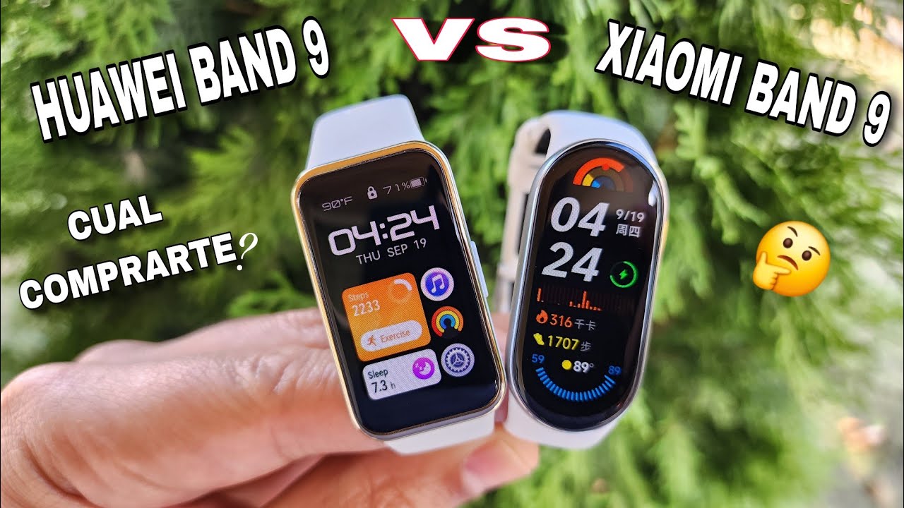HUAWEI BAND 9 VS XIOMI BAND 9 - CUAL DEBERÍAS COMPRAR? 🤔