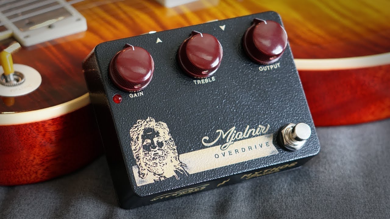Mythos Pedals Wildwood Edition Mjolnir Overdrive Demo w/ Les Paul