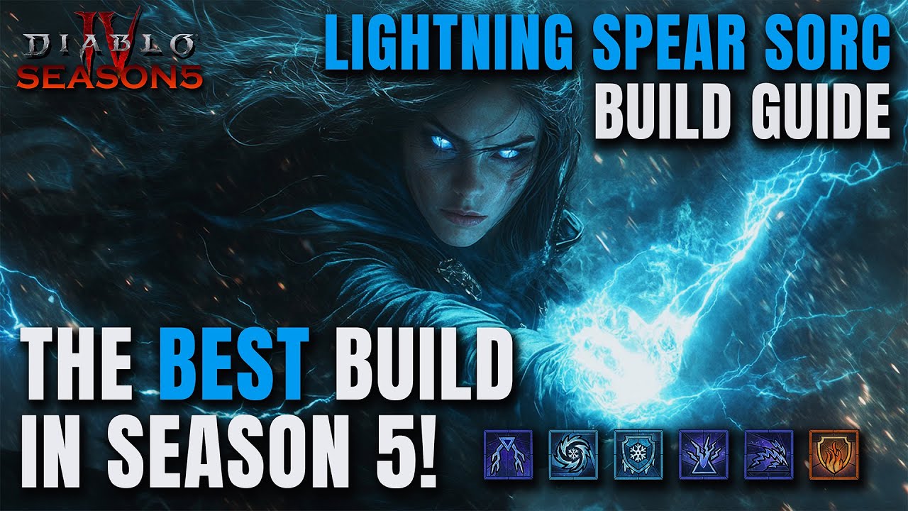 THE BEST BUILD OF SEASON 5 - Lightning Spear Sorc Build Guide
