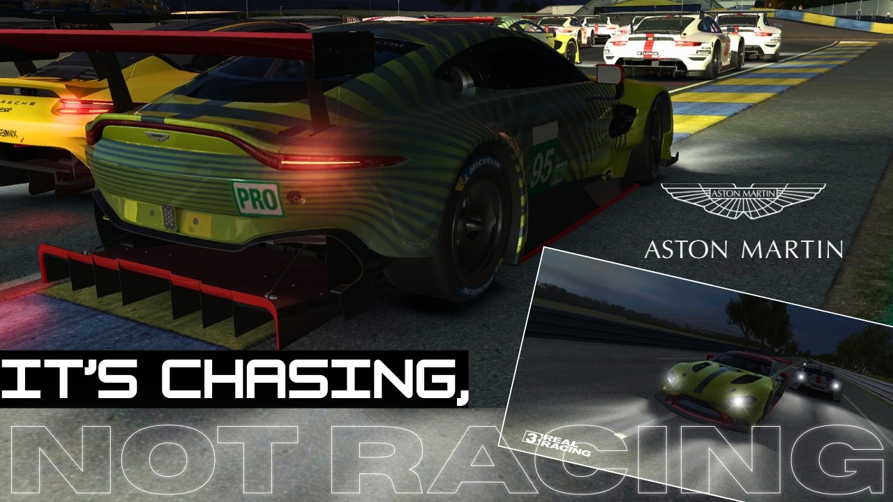 Aston Martin Vantage GTE Gameplay | Le Mans Night Race | Real Racing 3