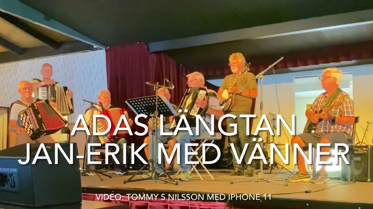 Adas längtan - Jan-Erik med vänner - Tydingesjön 2022 Dragspelsstämma