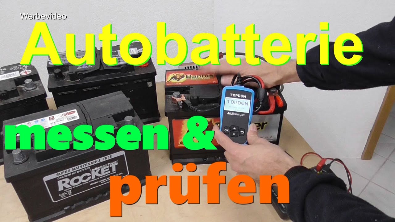 Autobatterie Testen | 12 Volt Ladung  messen | Lichtmaschine Generator Auto Ladespannung prüfen