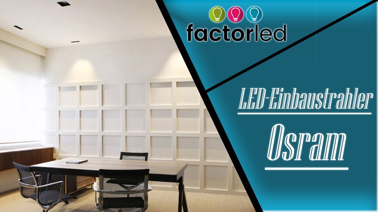 Osram Design LED-Einbaustrahler - Blendfrei UGR17