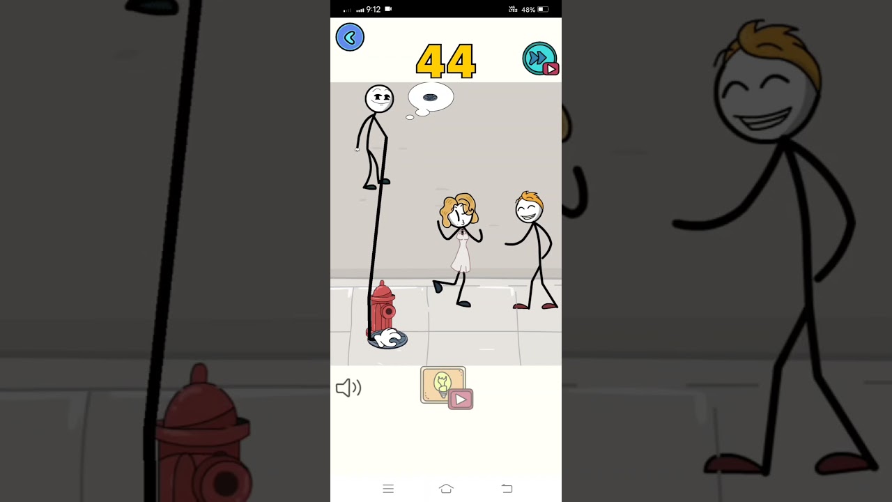 Stickman Troll Level 44 Thief Puzzle Short Gaming Play #gamingplay #gamer2023 #stickman #puzzlegames