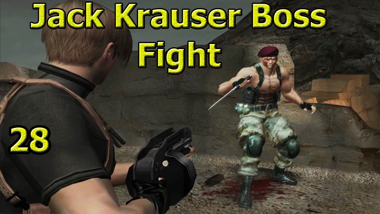 Resident Evil 4 — Jack Krauser Boss Fight Walkthrough