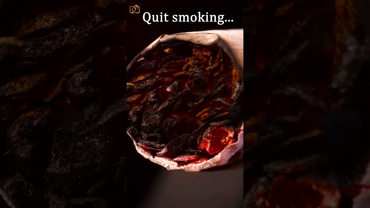 ASMR Cigarette close up macro #shorts #satisfying #closeup #asmr #macro #quitsmokingnow #experiment