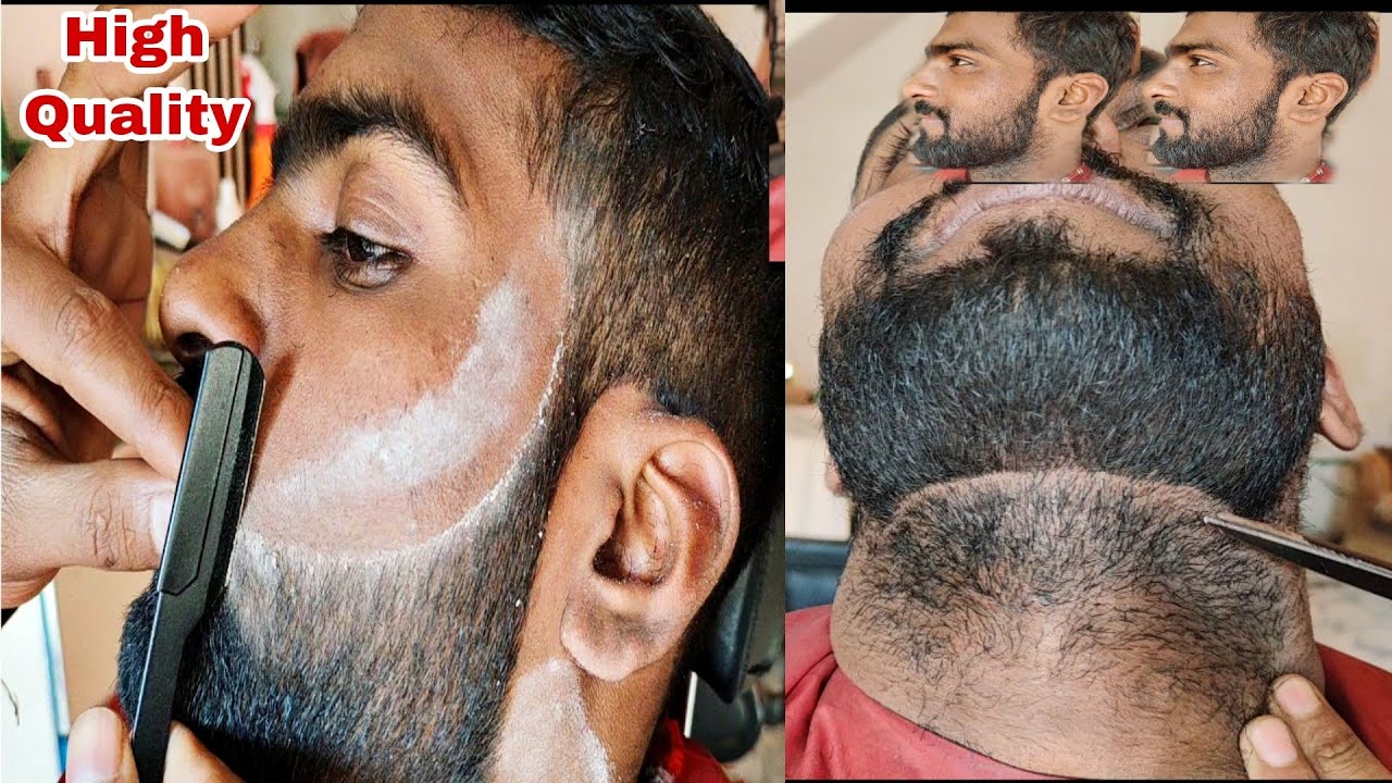 Best Beard 🔥 Style for Men's 2023 Talented Barber Beard Cut Style In Layyah Hairdresser