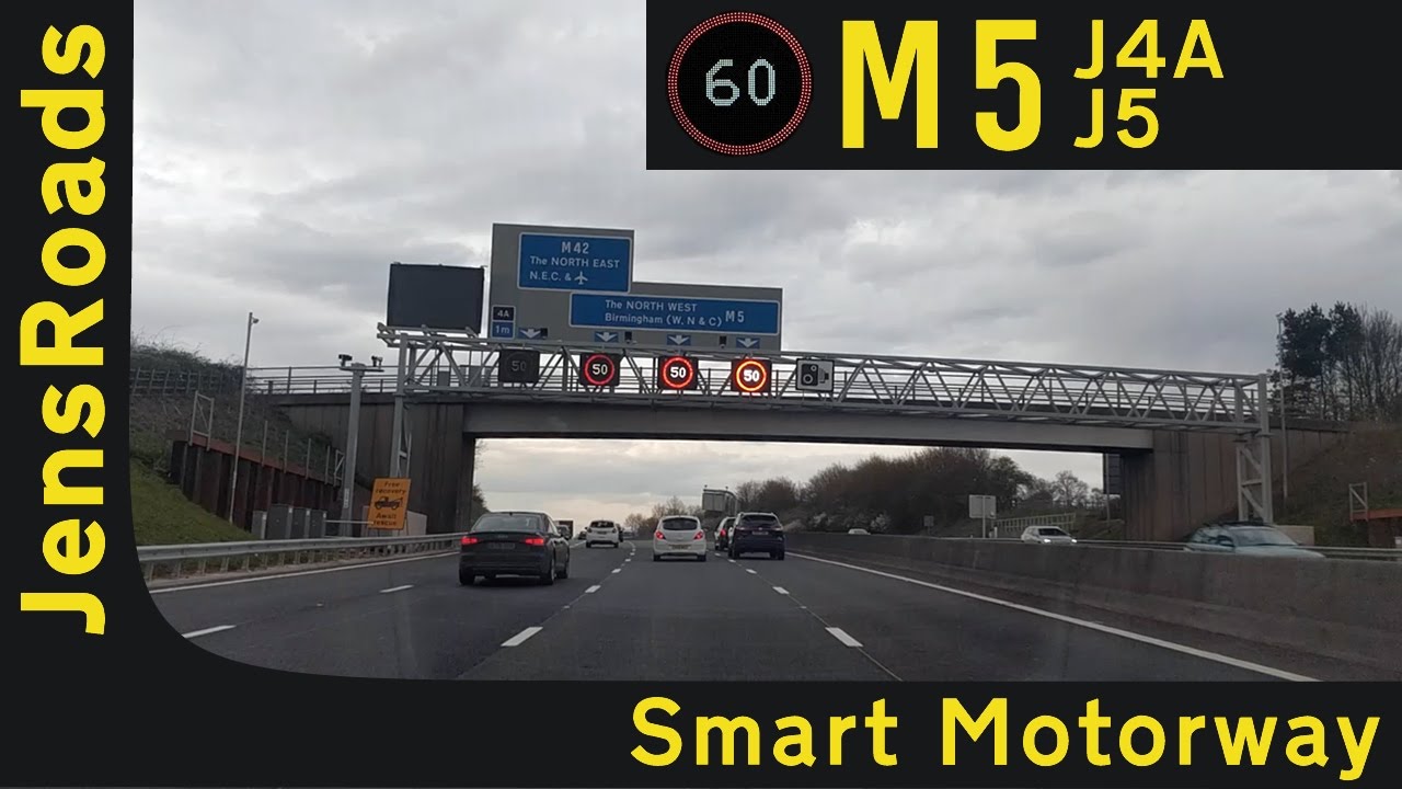 M5 J4A - J5 Smart Motorway now open