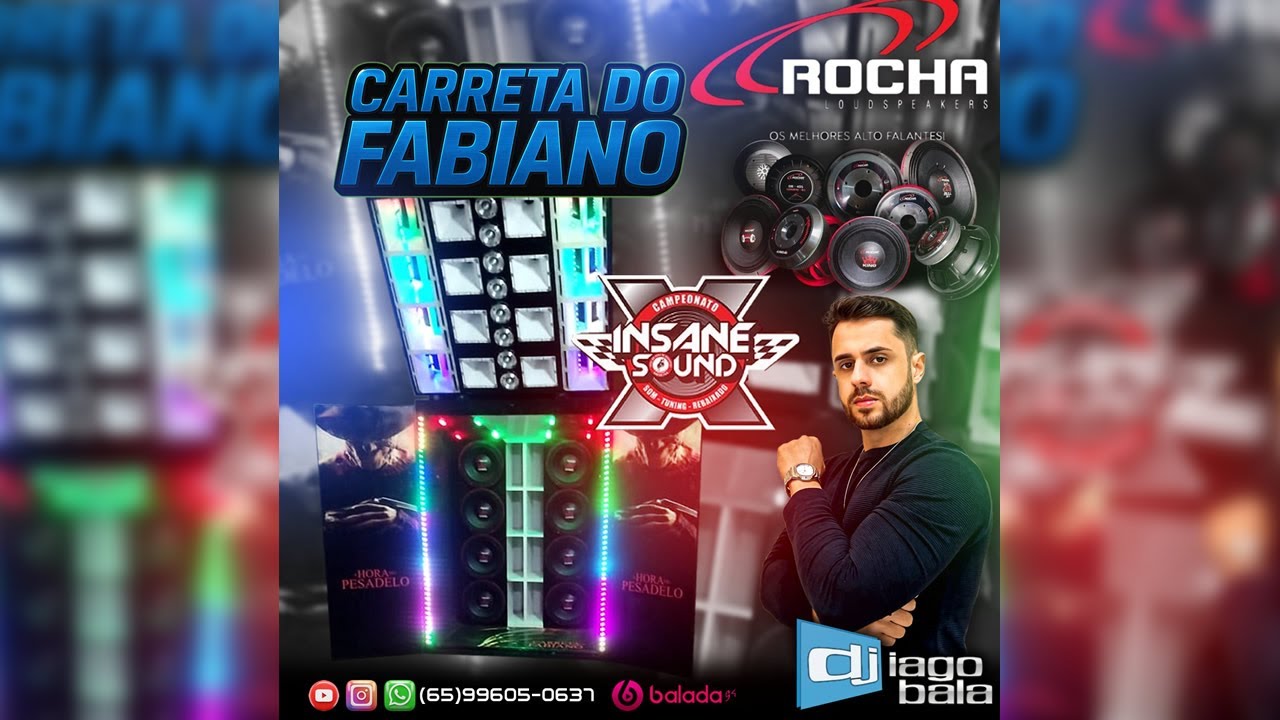 CD CARRETA DO FABIANO ESPECIAL INSANE SOUND 2025  - DJ IAGO BALA