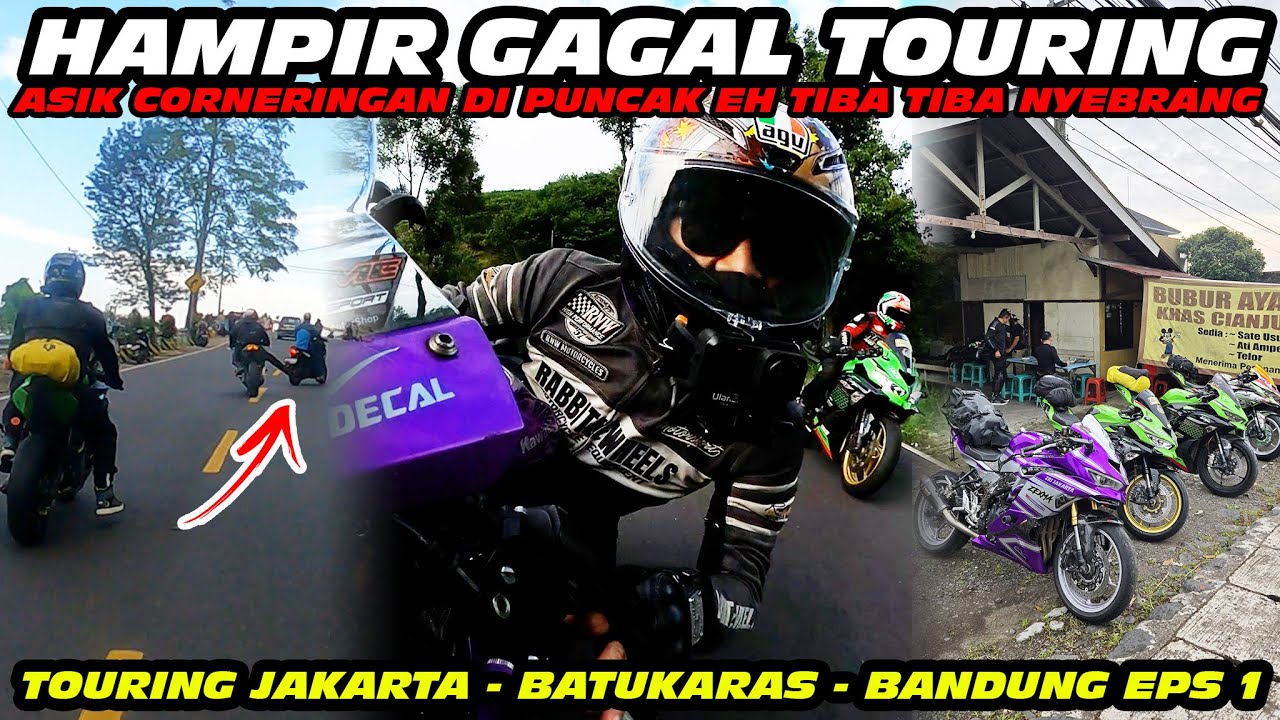 ZX25R ZEXMA // TOURING JAKARTA - BATUKARAS - BANDUNG EPS 1 😍 HAMPIR CRASH DI PUNCAK BOGOR