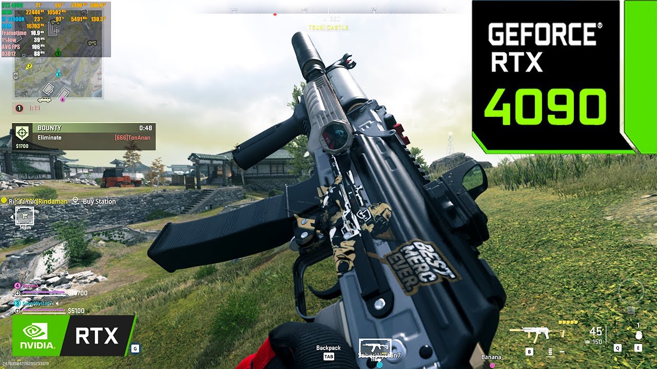 Call of Duty: Warzone 2 | RTX 4090 24 ГБ (максимальные настройки 8K, DLSS вкл.)