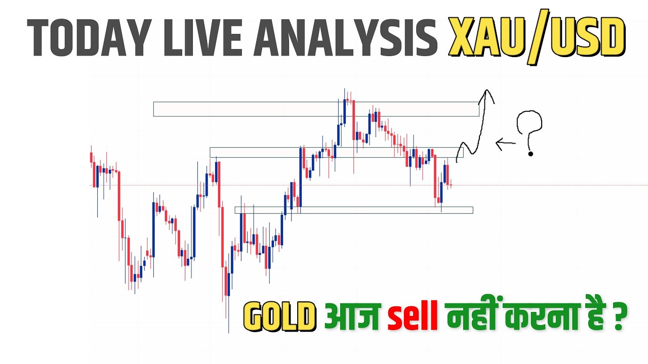 XAU/USD GOLD Live Analysis Today in Hindi || Gold Today Forcast || Simple Technical Analysis Hindi