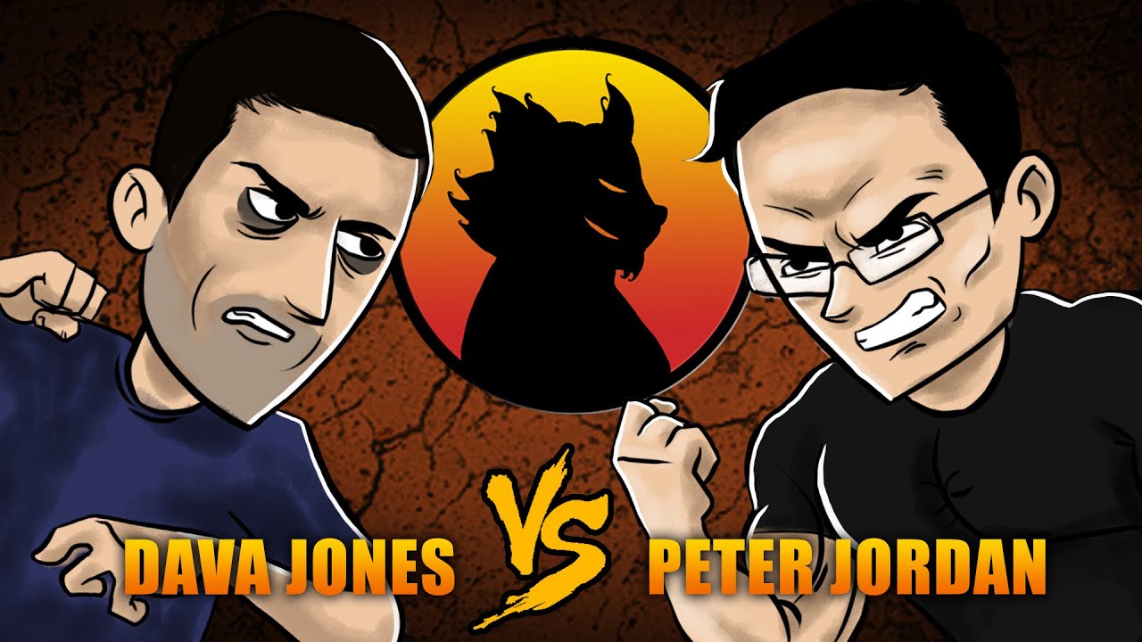 DAVA JONES vs PETER JORDAN | Mortal Youtuber Kombat (ft.Peter Ei Nerd)