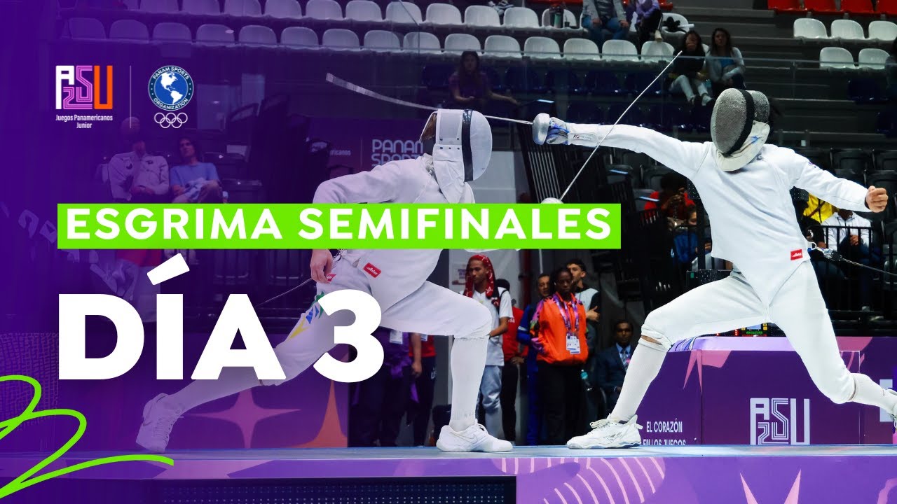 Semifinales de Esgrima - Juegos Panamericanos Junior Asu 2025