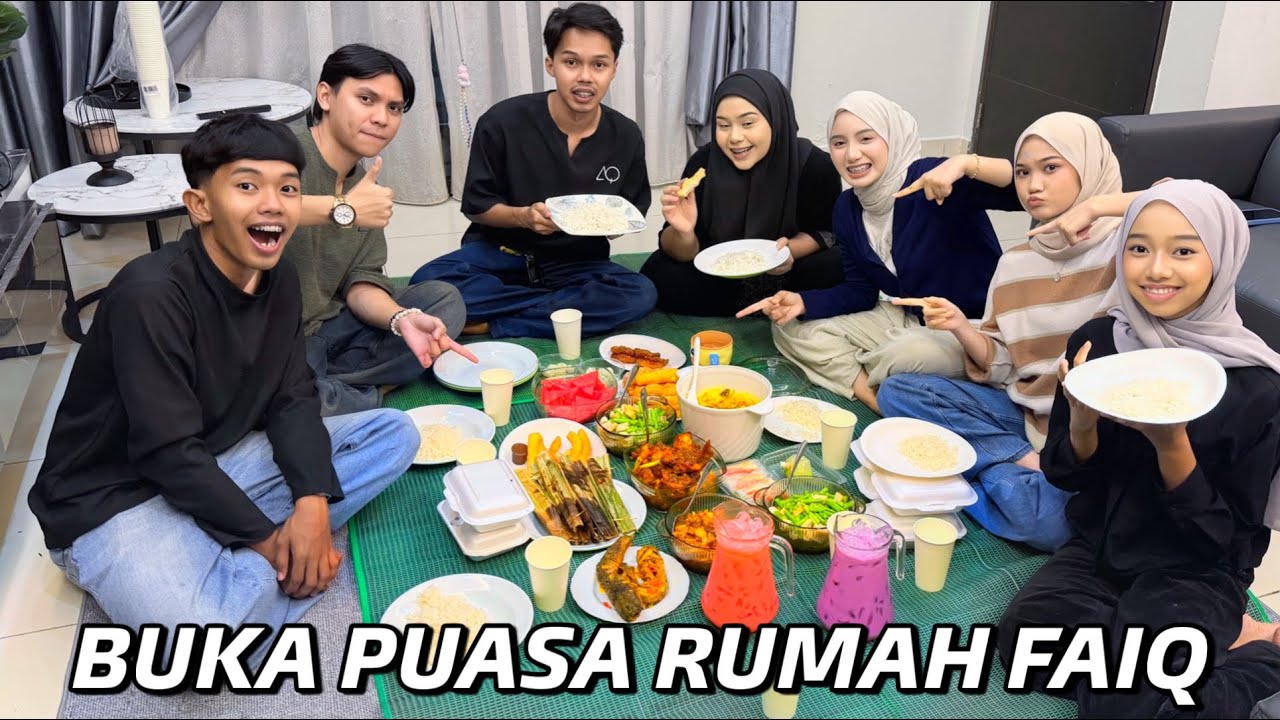 BUKA PUASA DI RUMAH ABANG FAIQ 