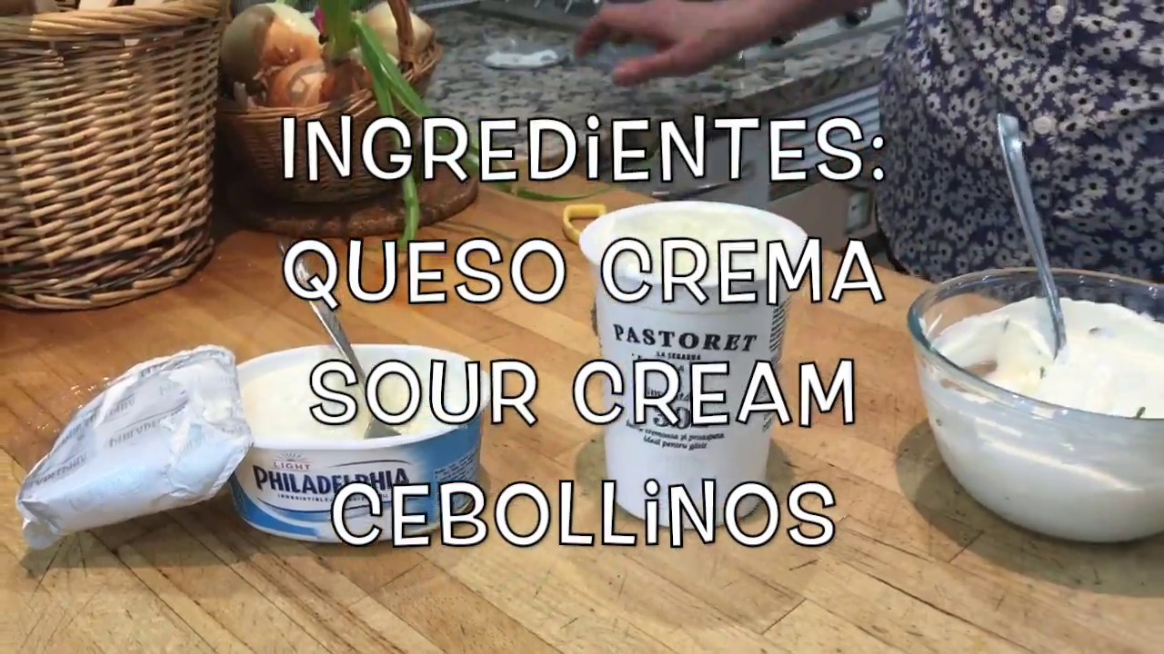 Crema agria con queso (Sour Cream)